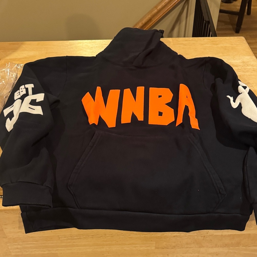 Playa society women’s  Hoodie - Black and Orange